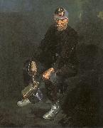 Luks, George The Miner France oil painting artist